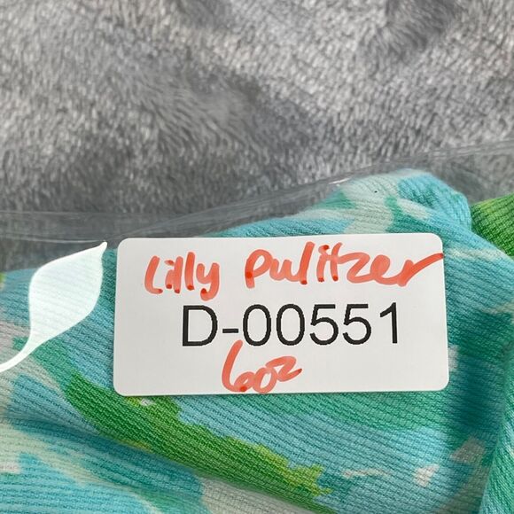 Lilly Pulitzer Shorts 00 Poolside Blue Rose Floral First Impression Callahan - Picture 15 of 15